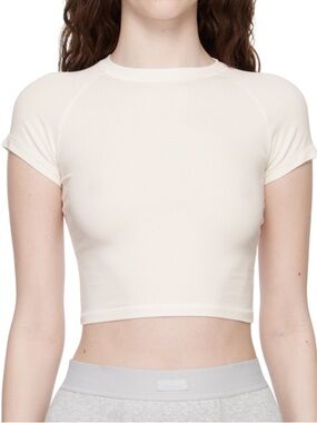 Skims New Vintage Cropped Raglan T-Shirt